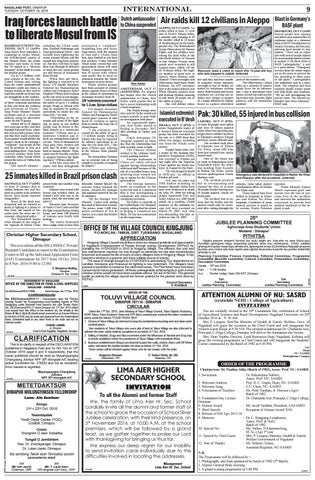 October 18 16 By Nagaland Post Issuu