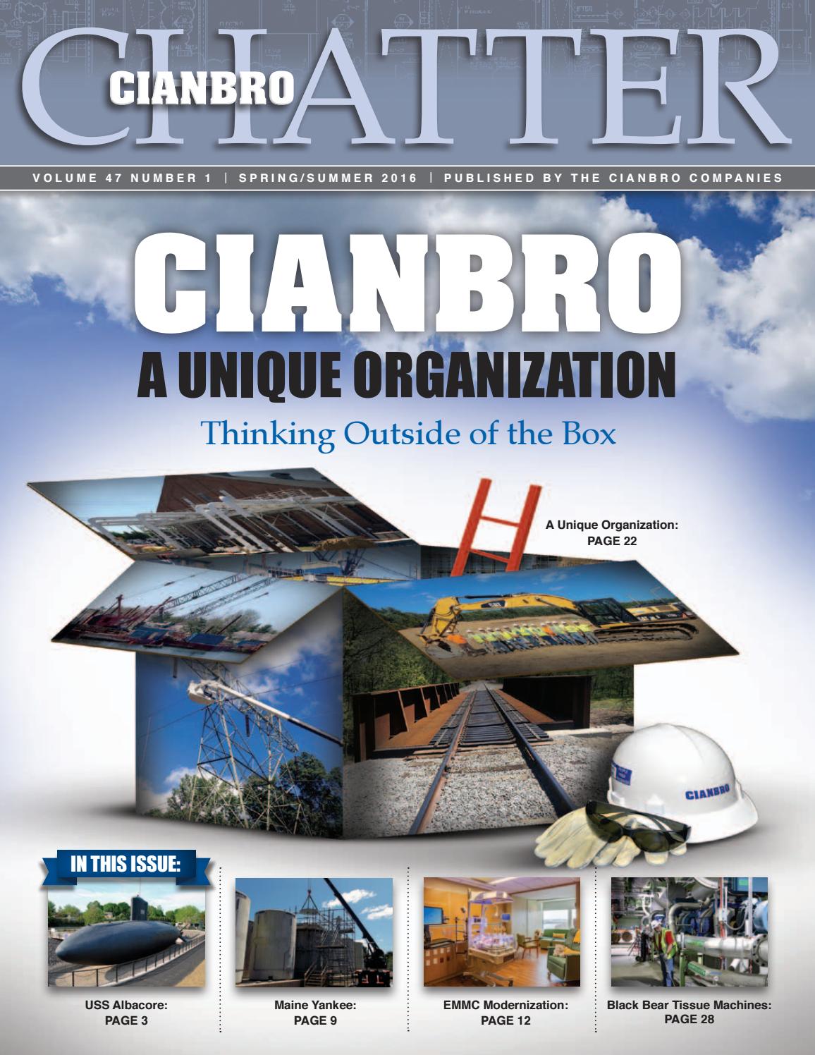 chatter spring summer 2016 by cianbro corporation issuu yankee flyer in bloomfield ct