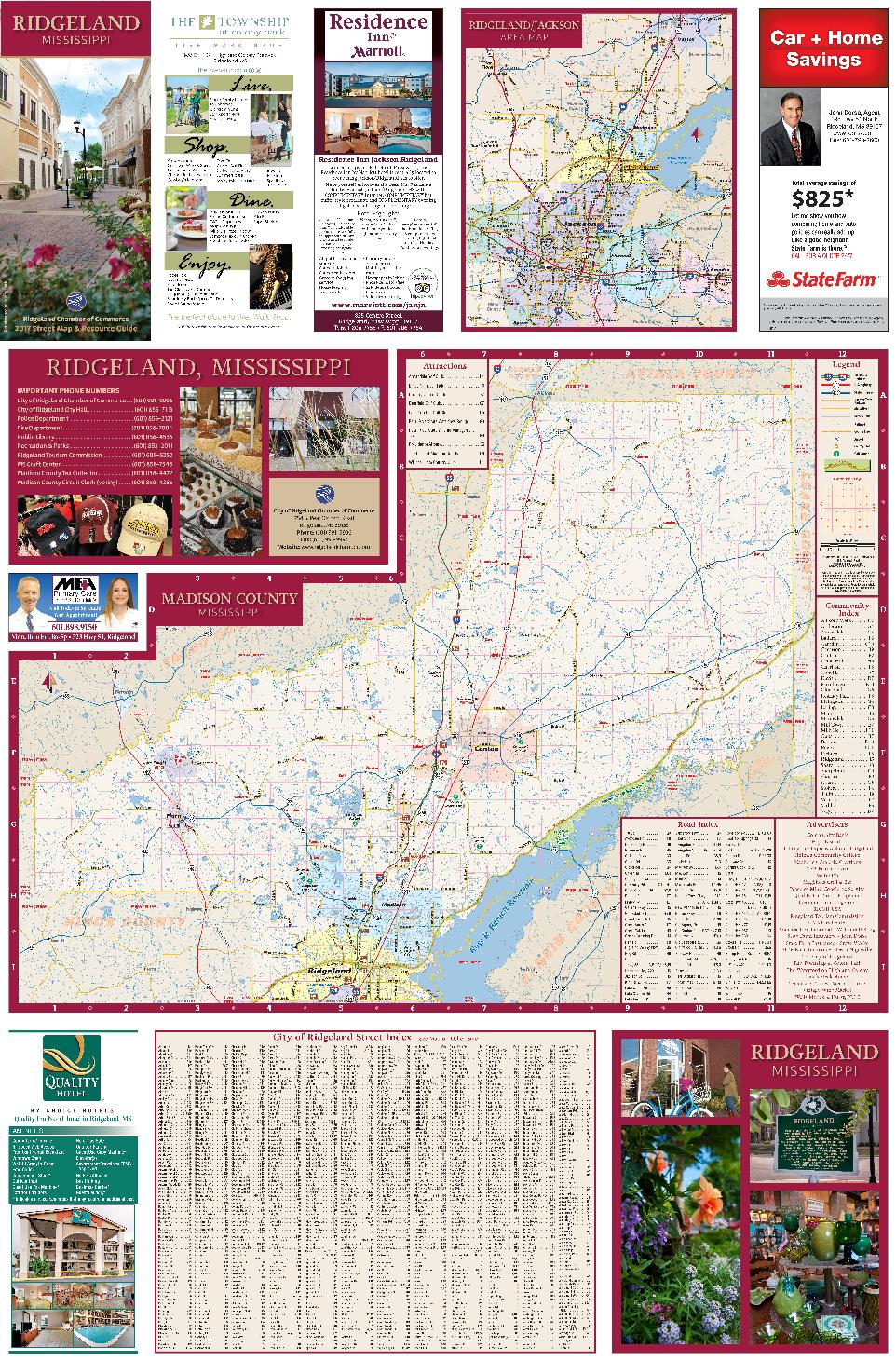 Ridgeland MS Chamber Map by Town Square Publications, LLC Issuu