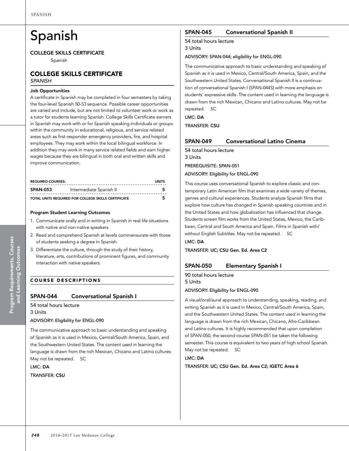 LMC 201617 College Catalog by Los Medanos College Issuu