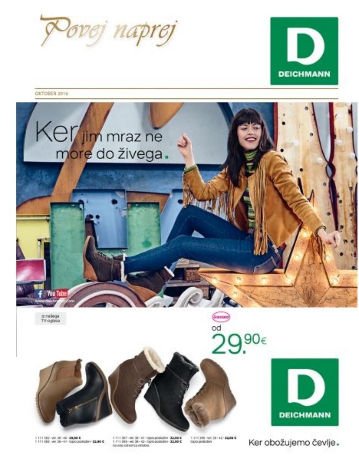 Deichmann katalog oktober 16 by Vsikatalogi.si Issuu