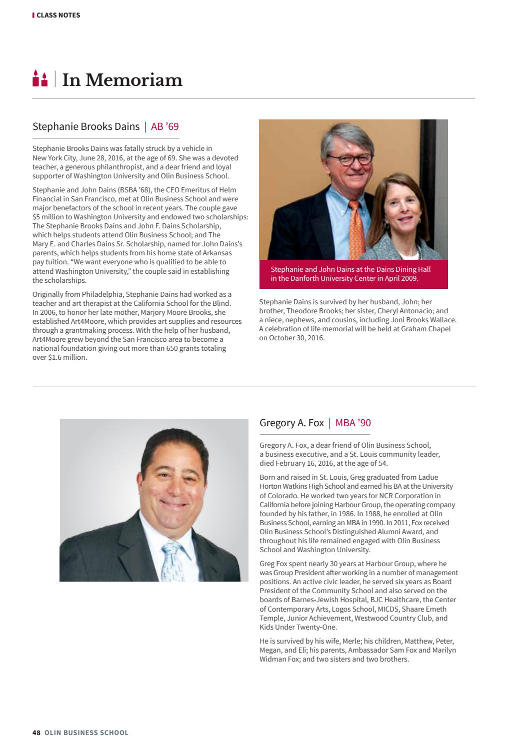 Olin Business magazine 2016 by Olin Business School - Issuu Olin Business magazine 2016 by Olin Business School - Issuu