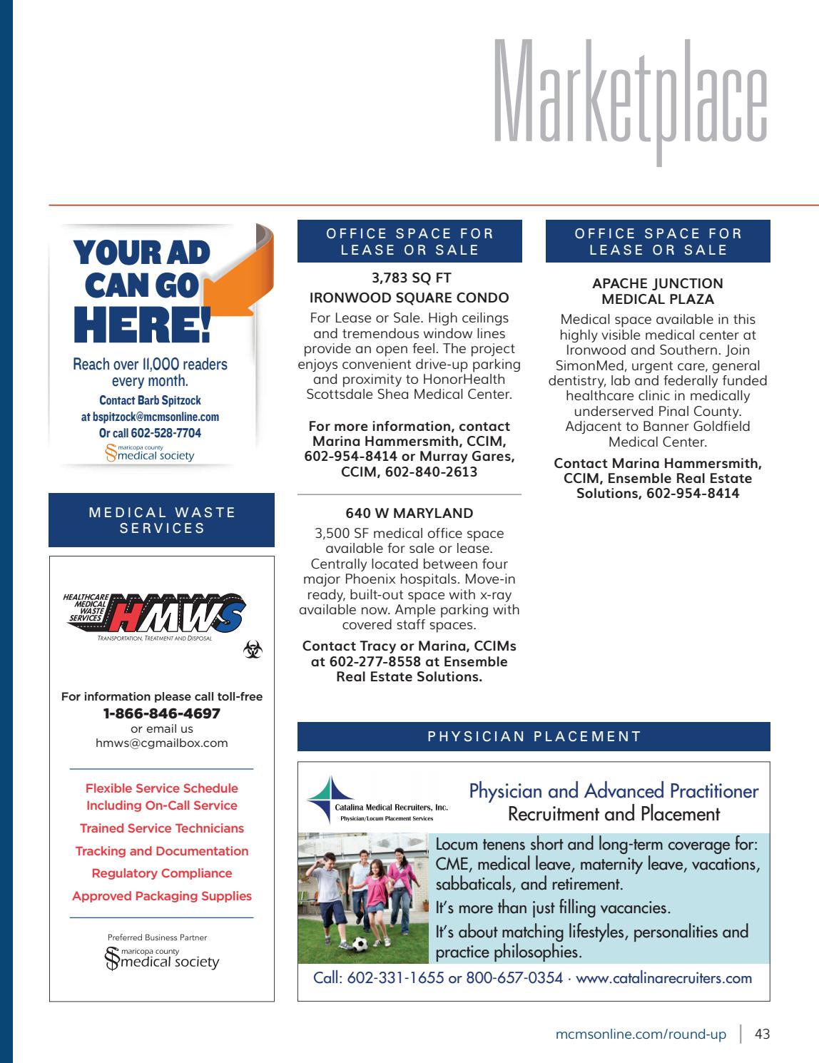 Round Up Magazine September 2016 By Maricopa County Medical