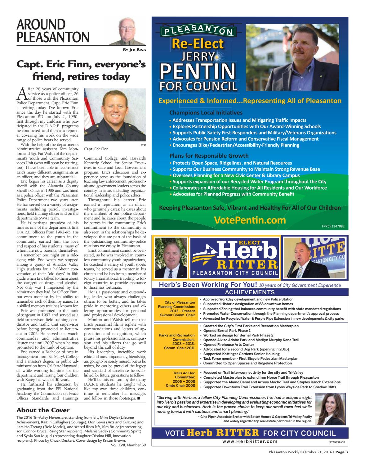 Pleasanton Weekly October 21, 2016 by Pleasanton Weekly Issuu