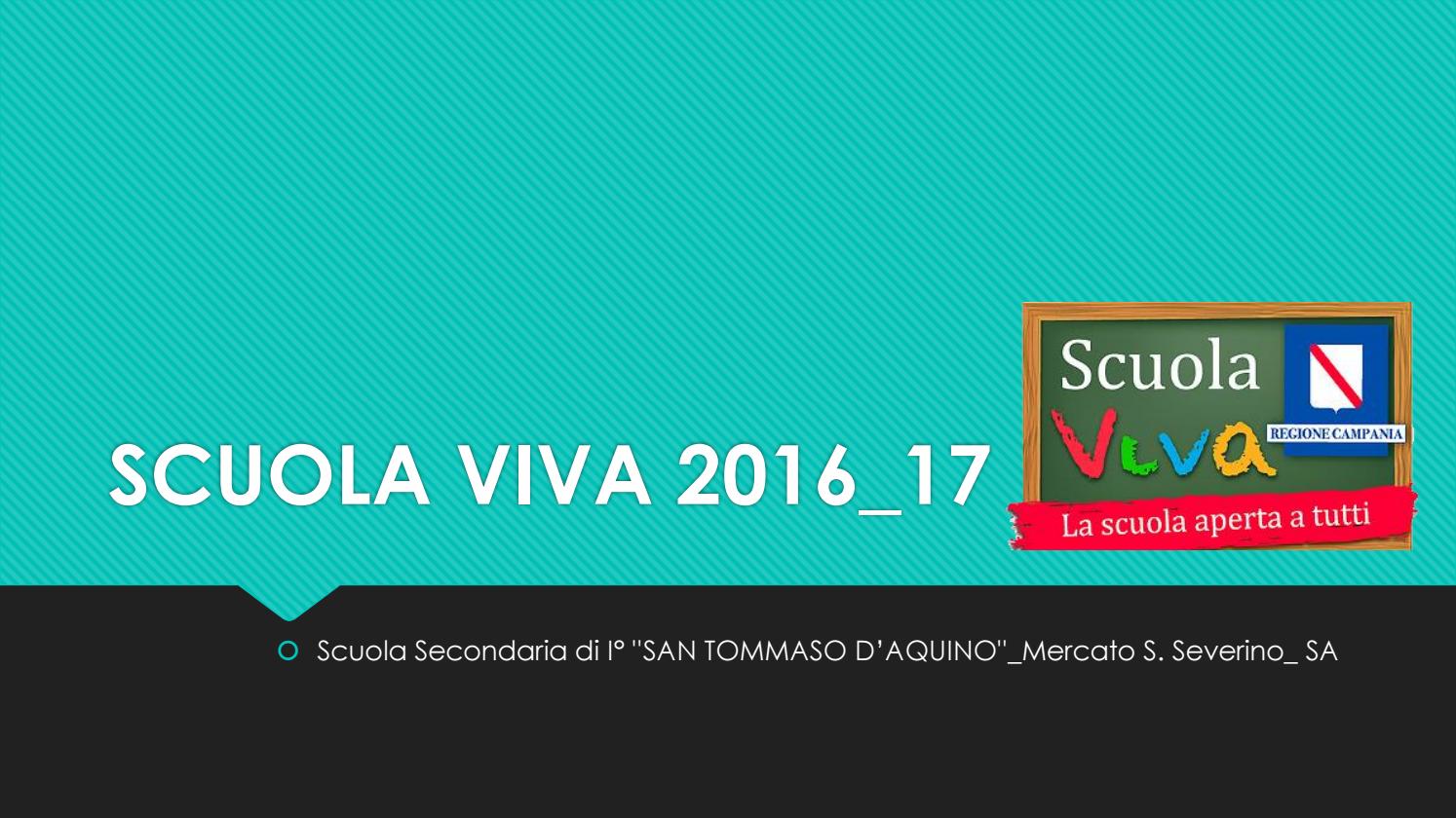 Emozionando Scuola Viva 2016 17 Scuola San Tommaso D Aquino Mercato S Severino By Donatello Amabile Issuu
