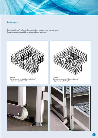 Castel Engineering 家具目录 · Optima 层架 2016 第 15 页