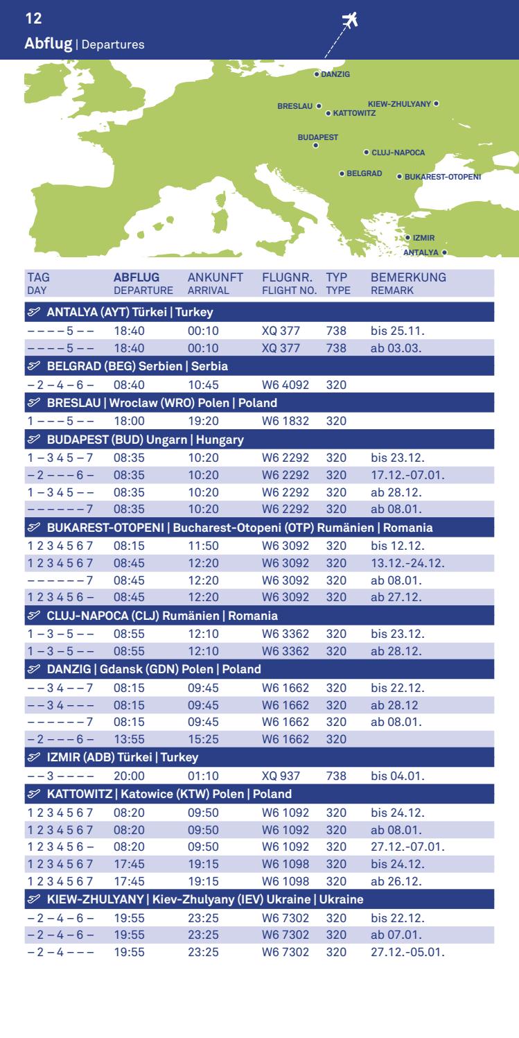 Dortmund Airport - Winterflugplan 2016/2017 by Dortmund Airport - Issuu