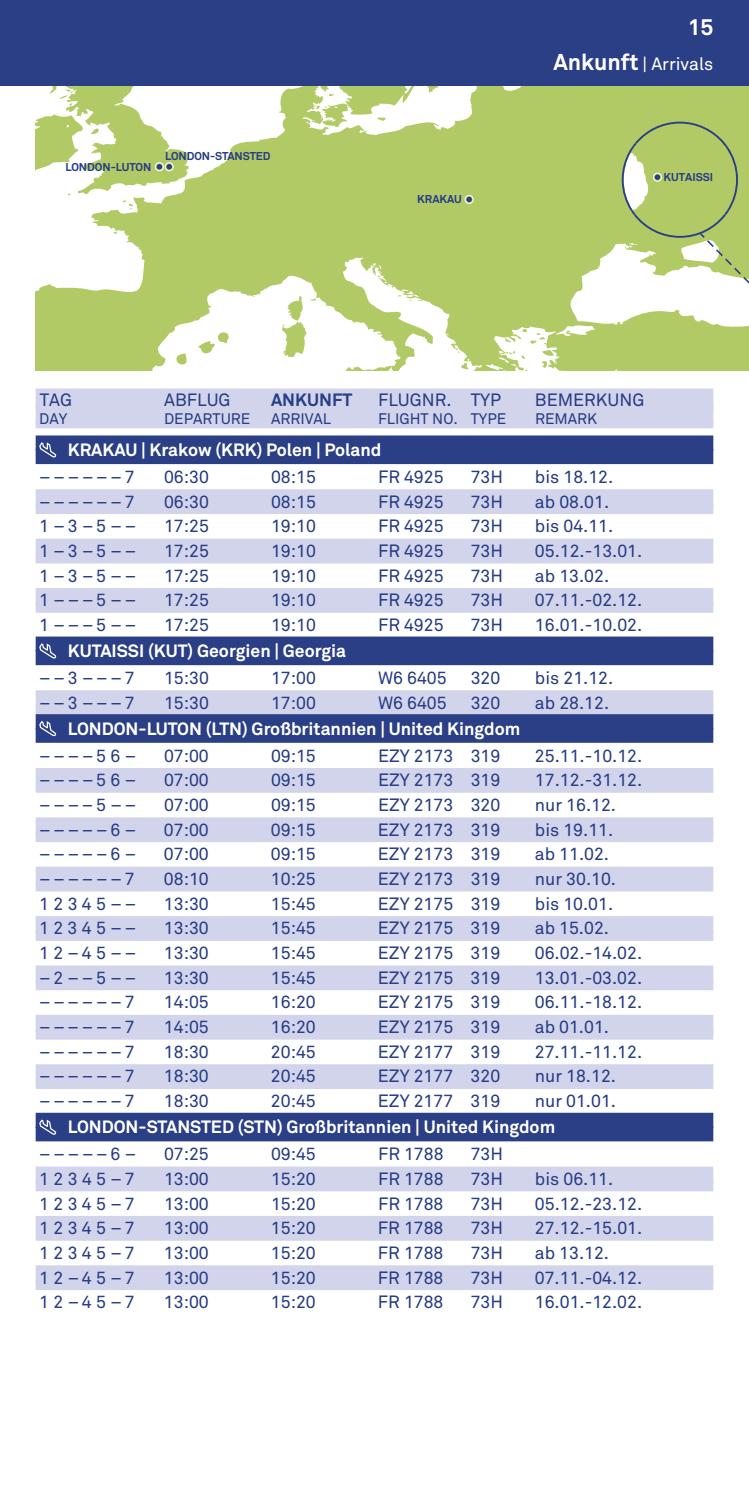 Dortmund Airport - Winterflugplan 2016/2017 by Dortmund Airport - Issuu