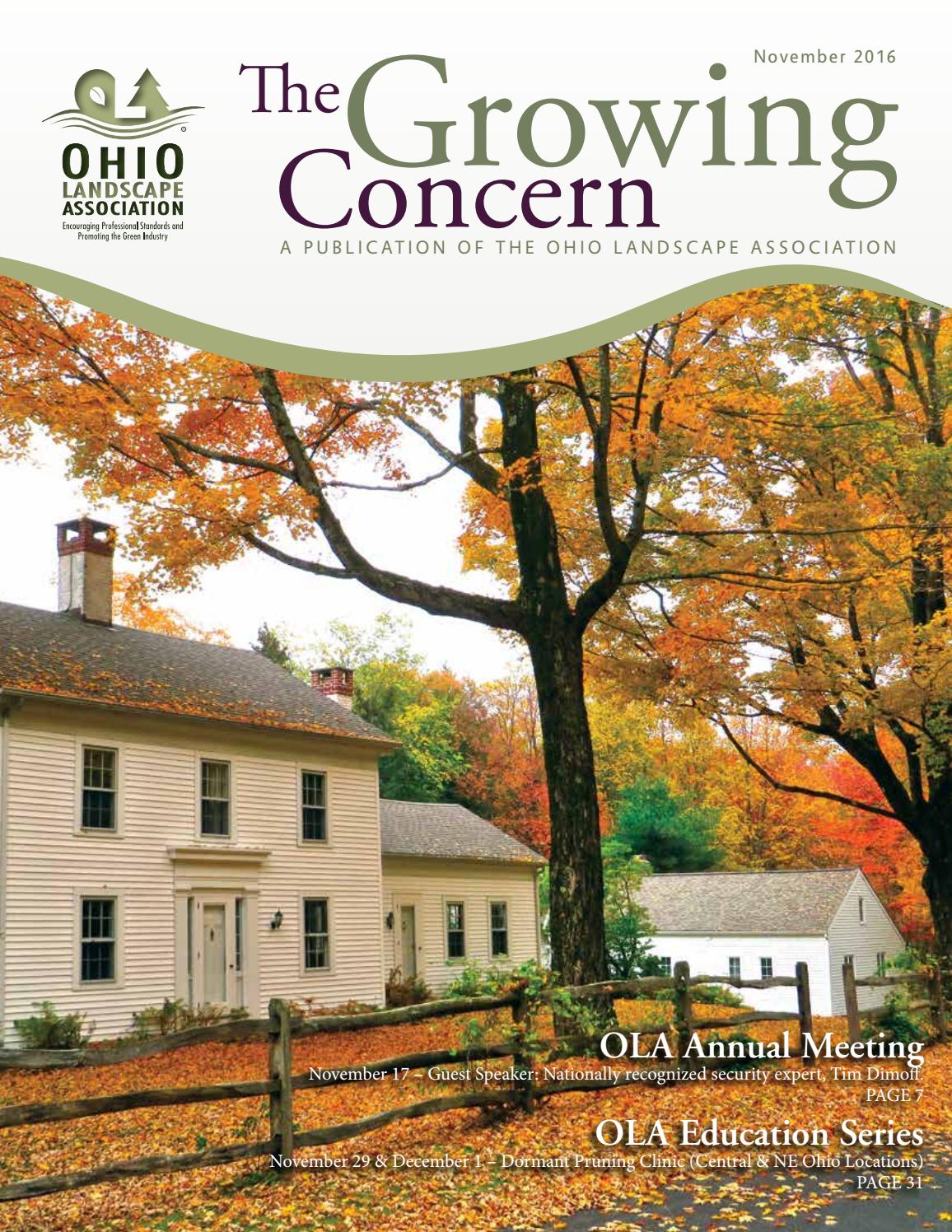The Growing Concern November 2016 by Sandy Munley Issuu