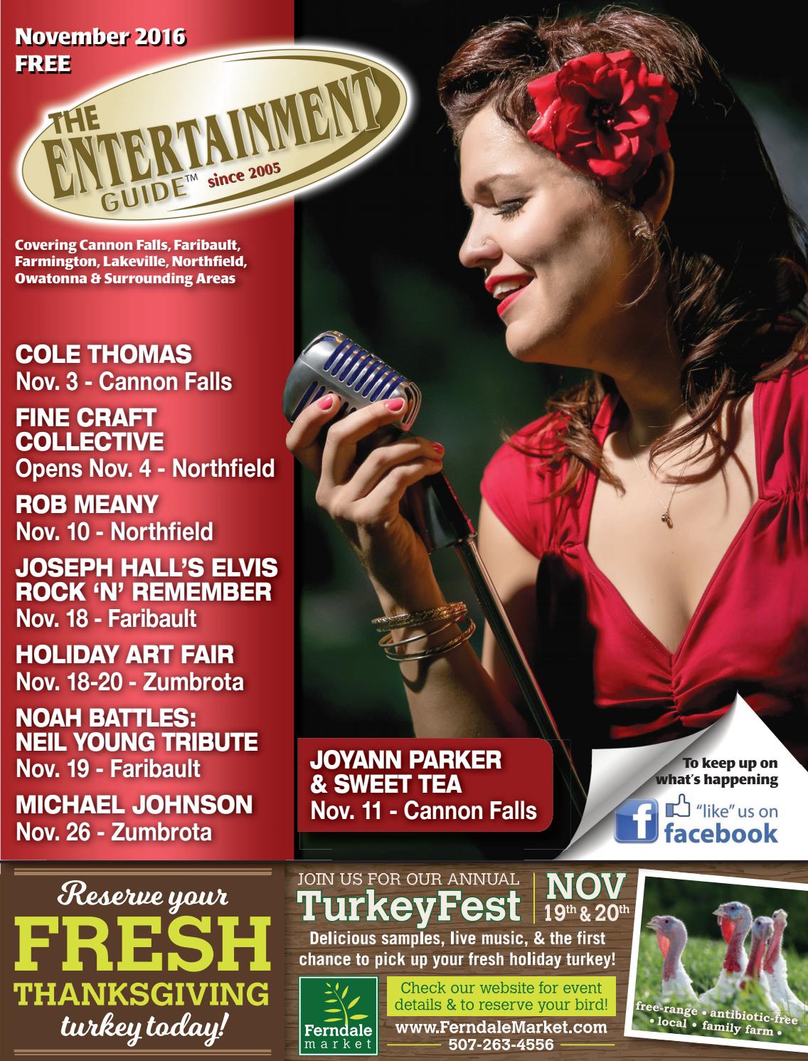 November 2016 Entertainment Guide by The Entertainment Guide Issuu