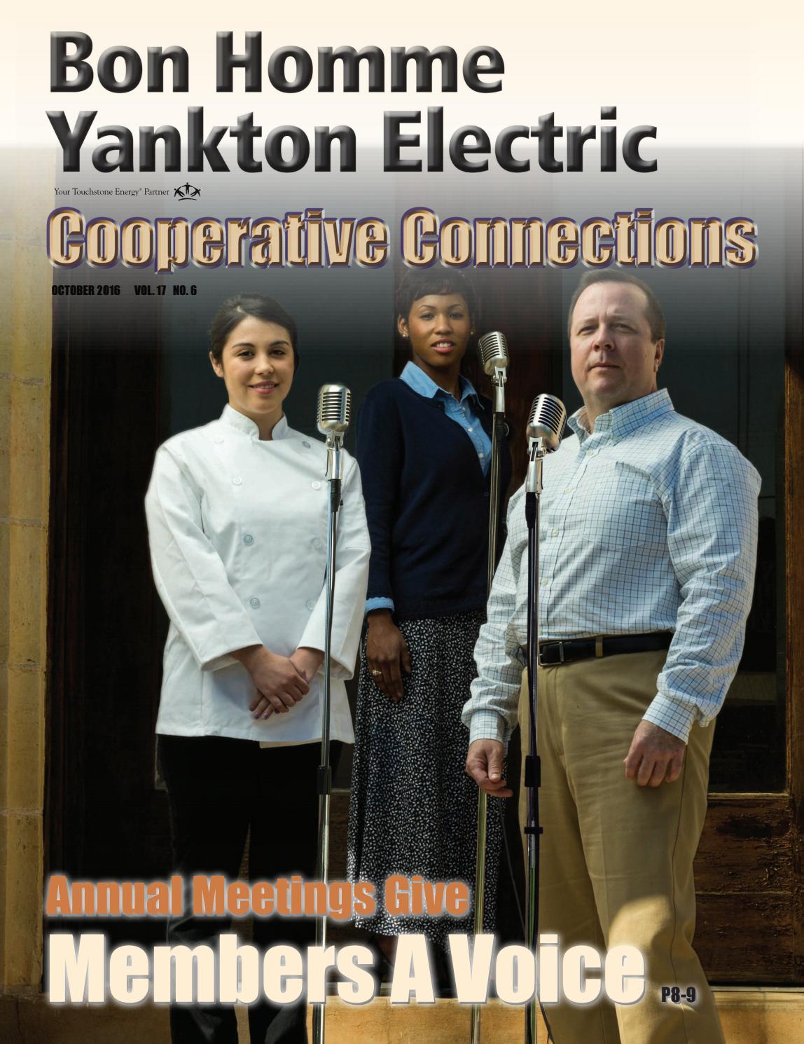 Bon Homme Yankton Electric Cooperative Connections October 2016 by Bon