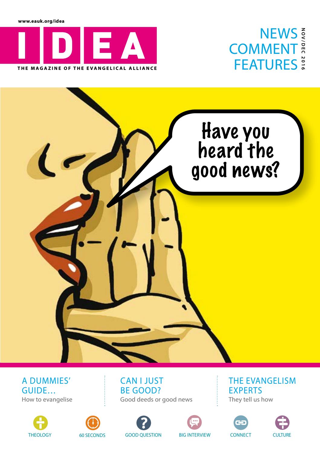 Idea Magazine November December 2016 By Evangelical Alliance Idea Magazine November December 2016 By Evangelical Alliance