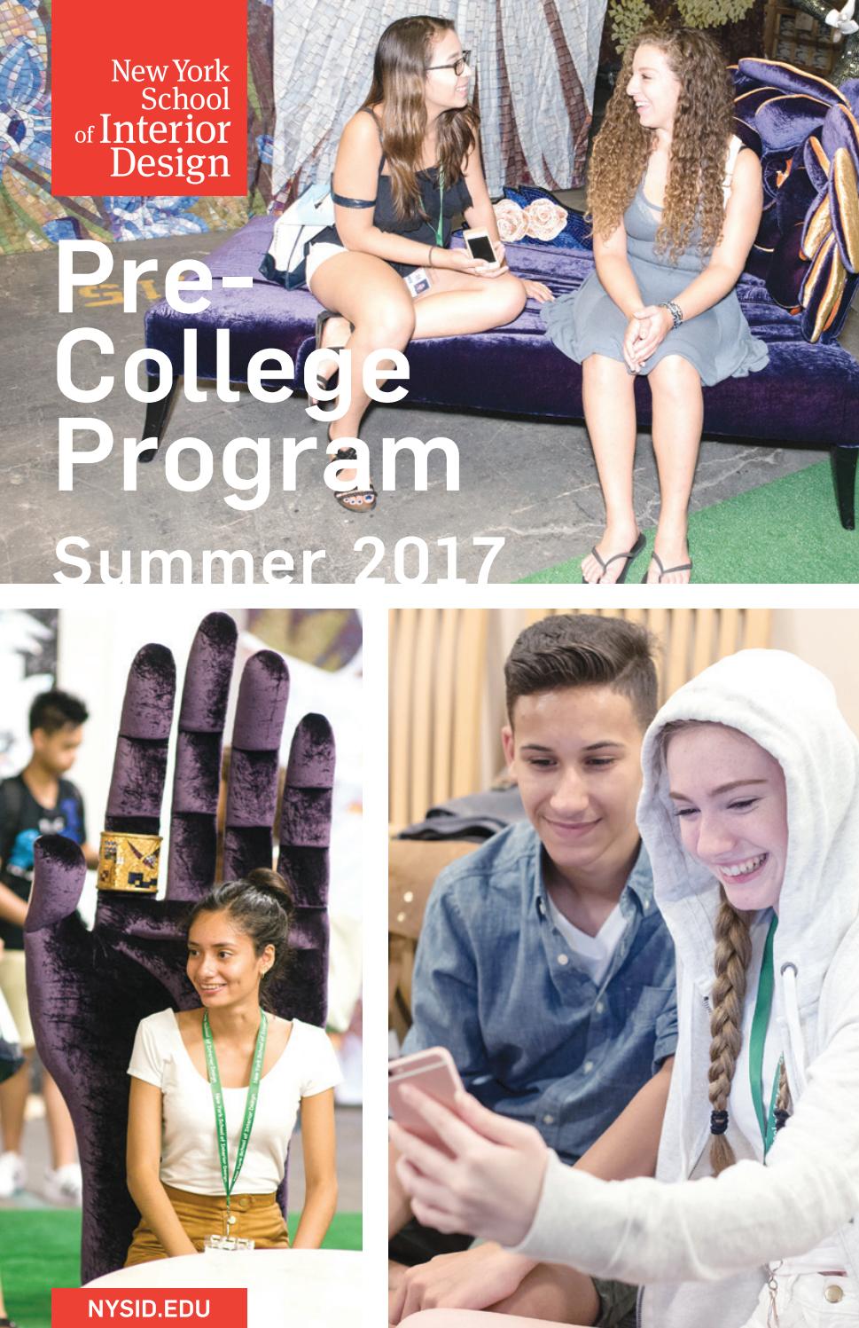 Pre-College 2017 by New York School of Interior Design - Issuu