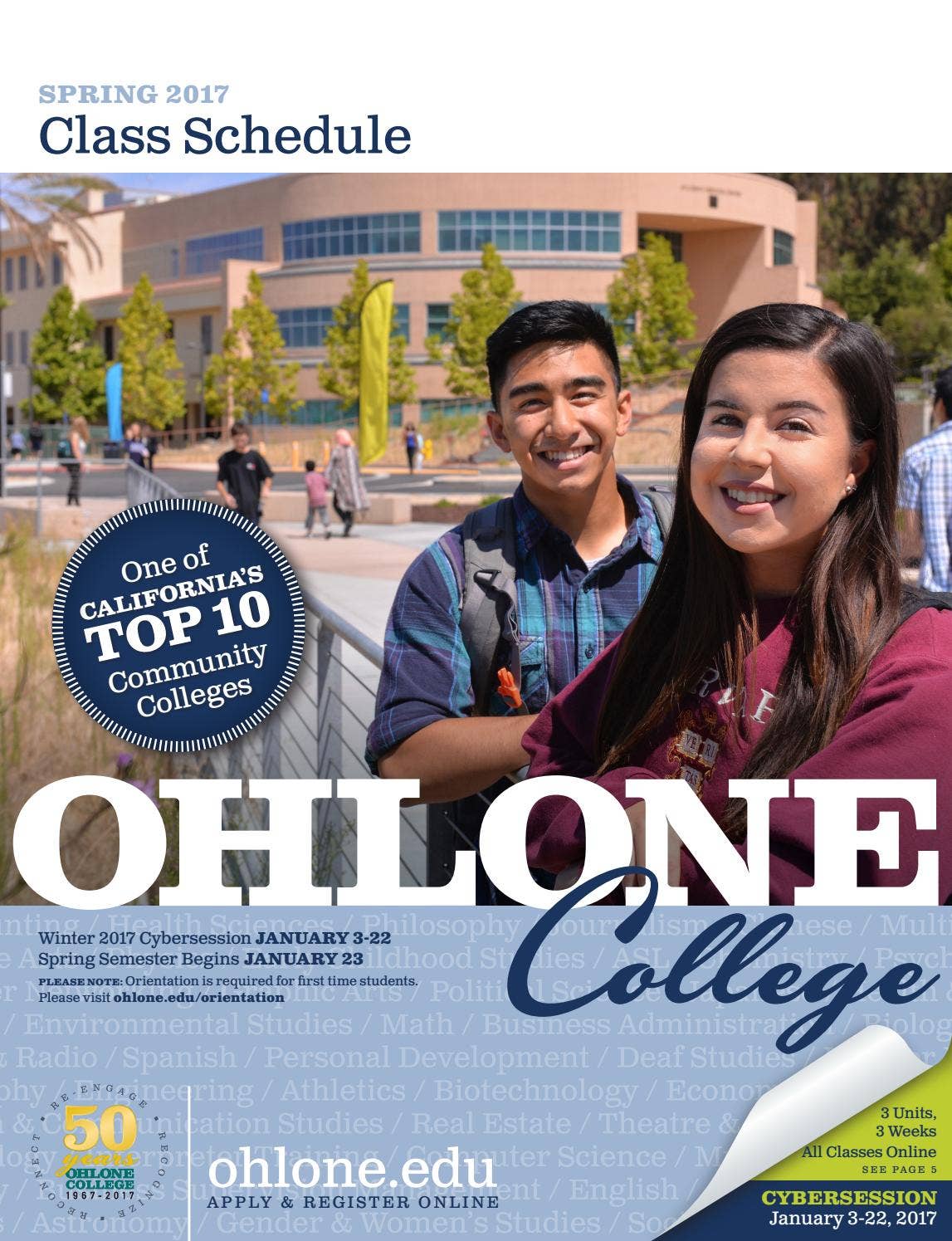 Spring 2017 Ohlone College Class Schedule by Ohlone College Issuu