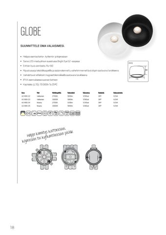 OEM International 灯饰目录 · Hide-a-lite, Uutuudet 2/2016 第 18 页