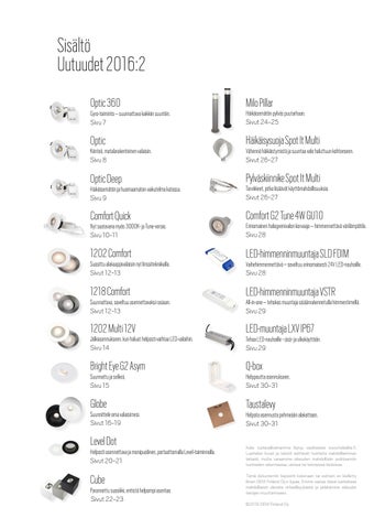 OEM International 灯饰目录 · Hide-a-lite, Uutuudet 2/2016 第 3 页