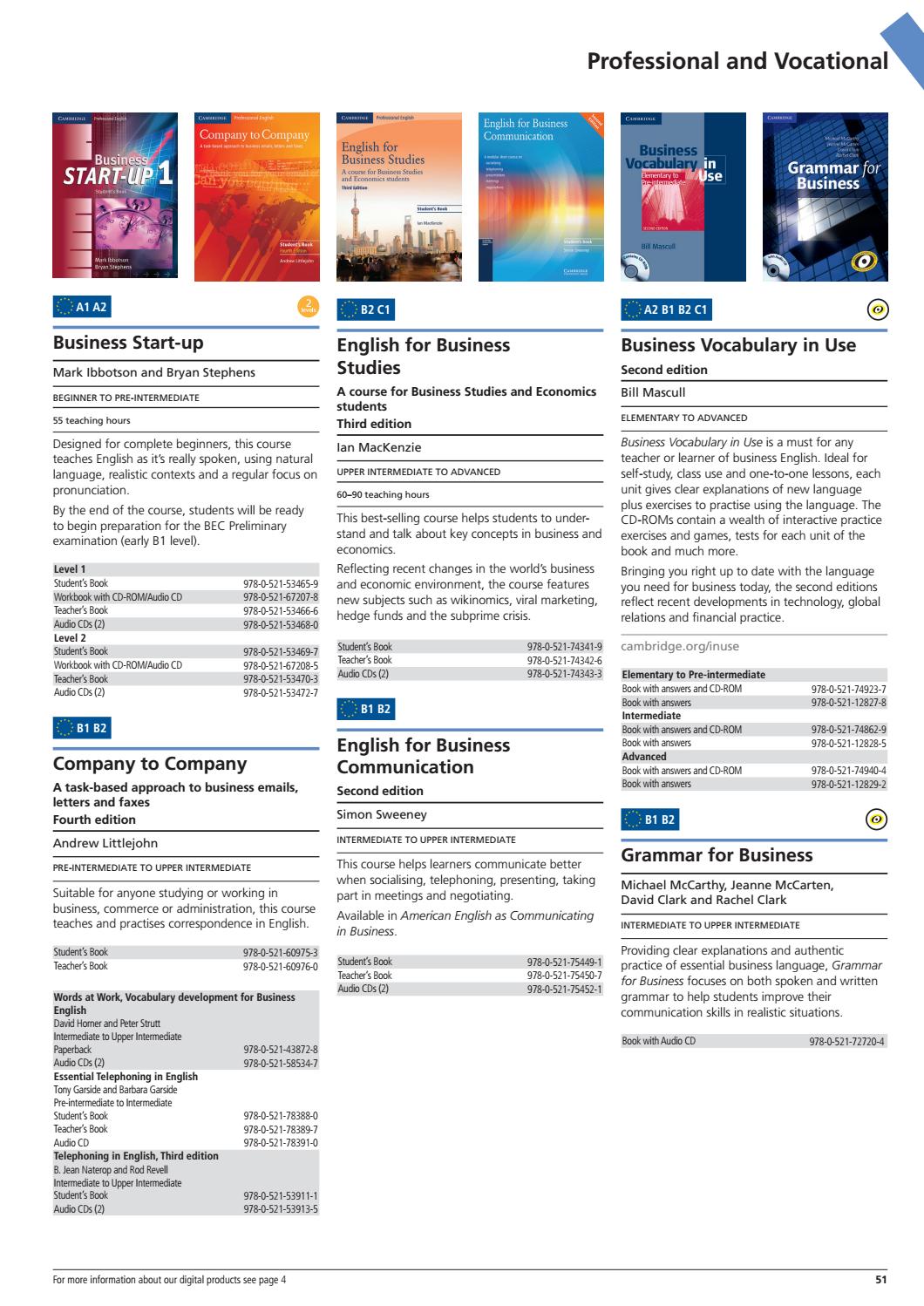 2017 ELT Cambridge University Press International Catalogue by
