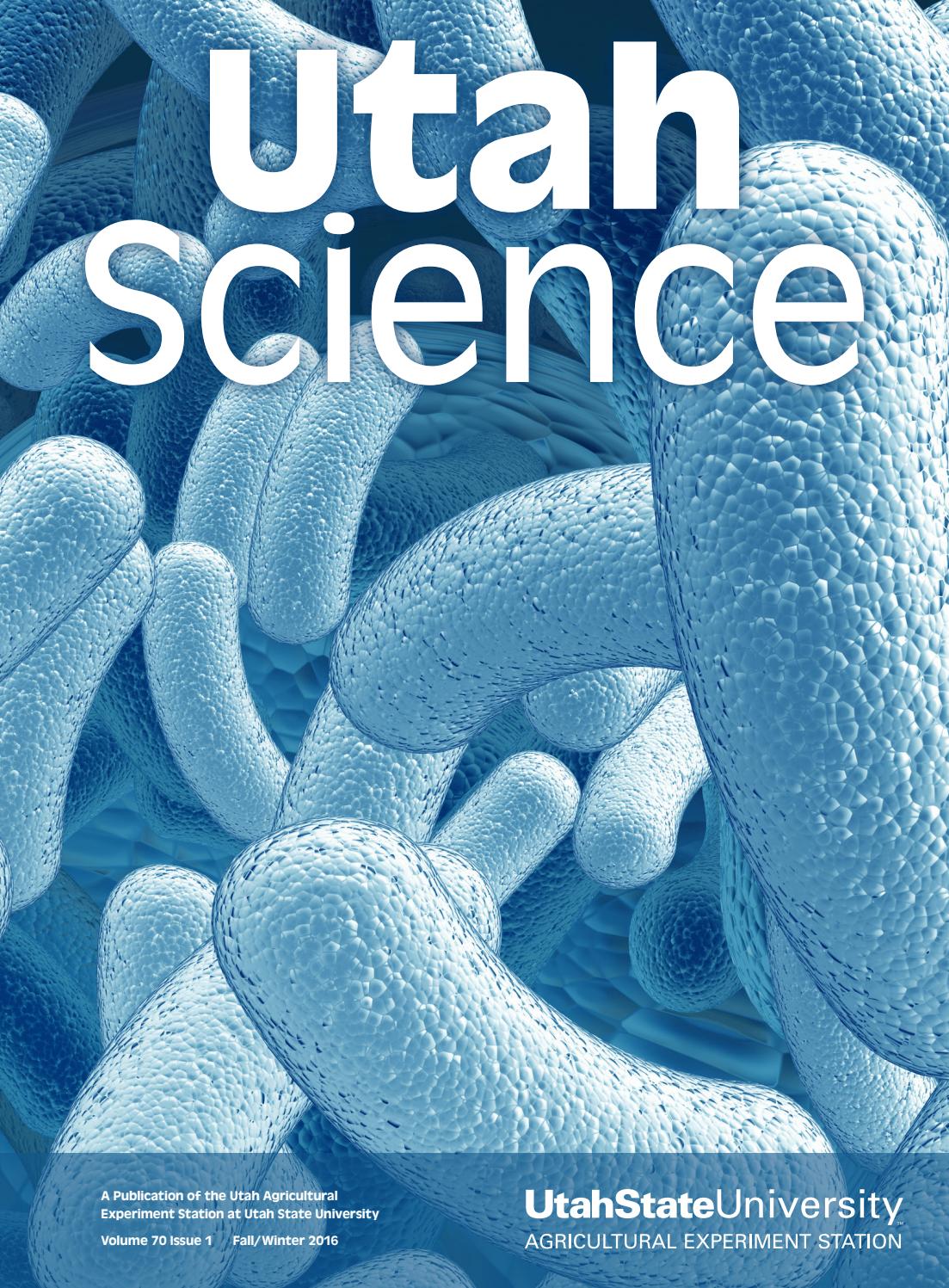 Utah Science Fall/ Winter 2016 by Utah State University Extension Issuu