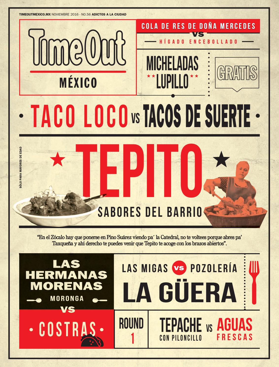 2016 Noviembre Time México Time Out wnPkNXO80Z