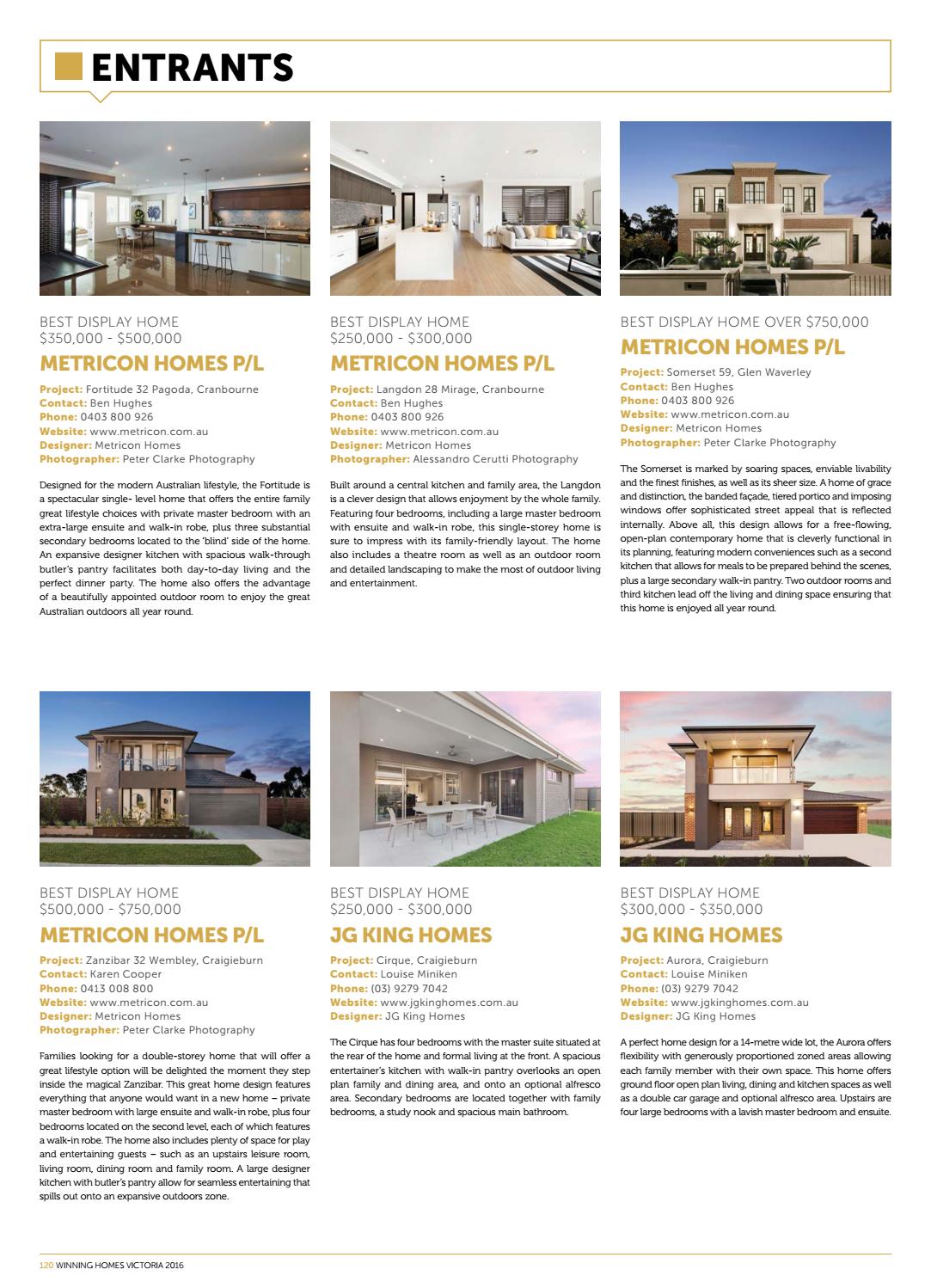 Winning Homes Victoria By Arkmedia4217 Issuu