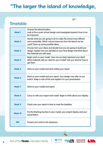 Philip Harris Stem Challenge Student Handbook 第 8 页