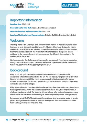 Philip Harris Stem Challenge Teacher Handbook 第 3 页