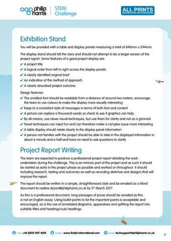 Philip Harris Stem Challenge Teacher Handbook 第 7 页