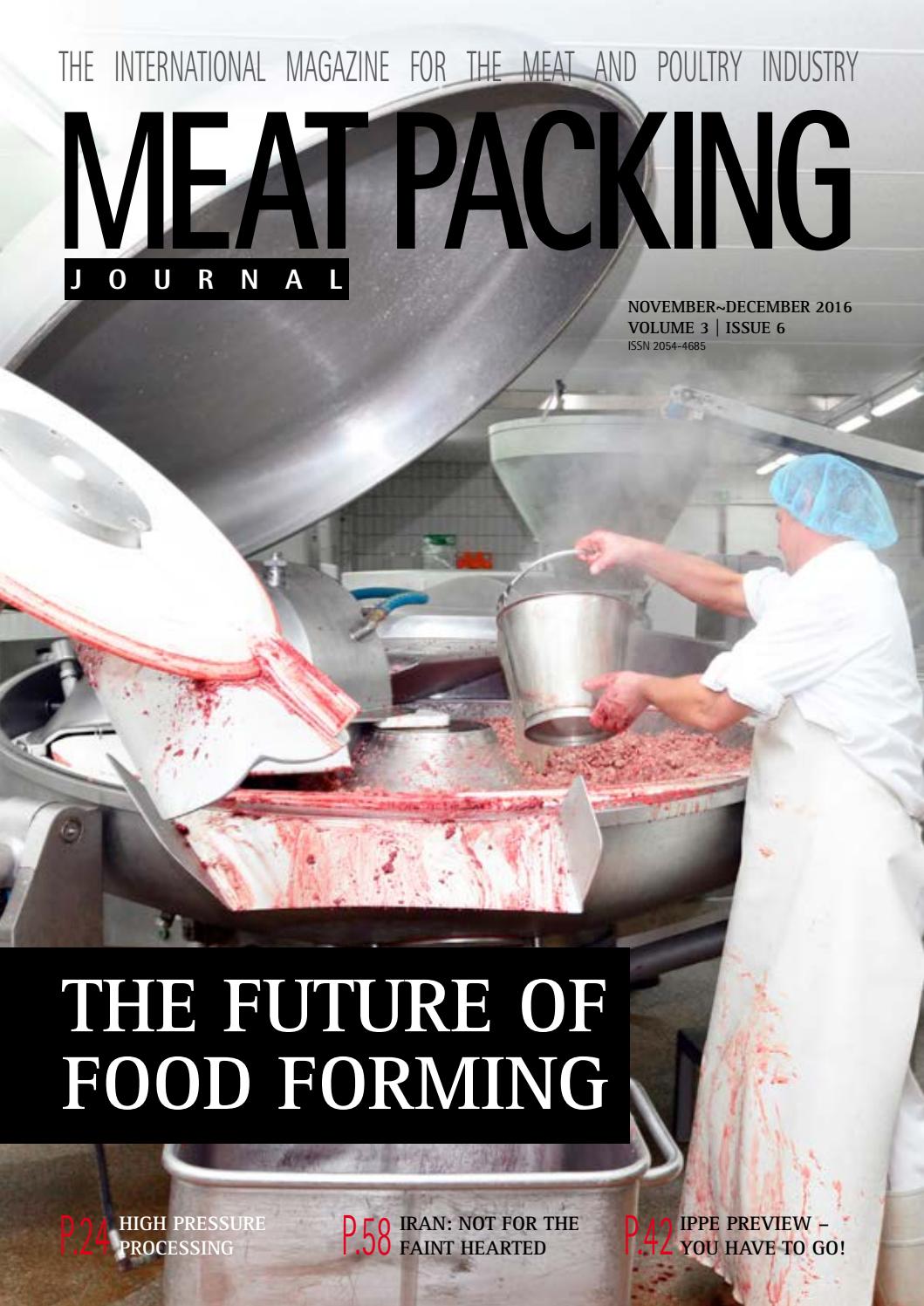 Meat Packing Journal, NovDec 2016, iss 6 vol 3 by Reby Media Issuu