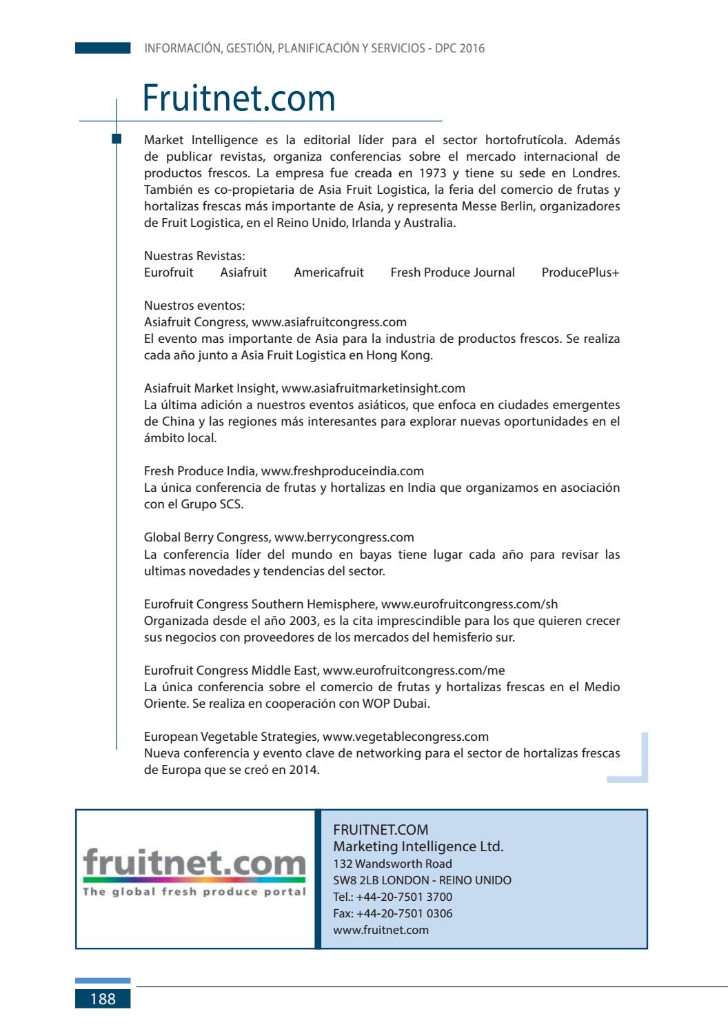 Directorio Poscosecha 2016 By Horticultura Poscosecha Issuu