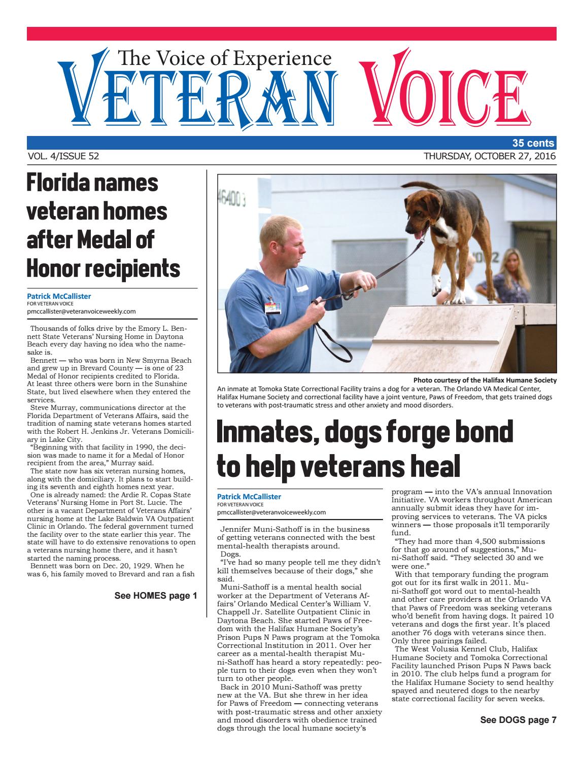Veteran 10 27 2016 by Veteran Voice, LLC - Issuu