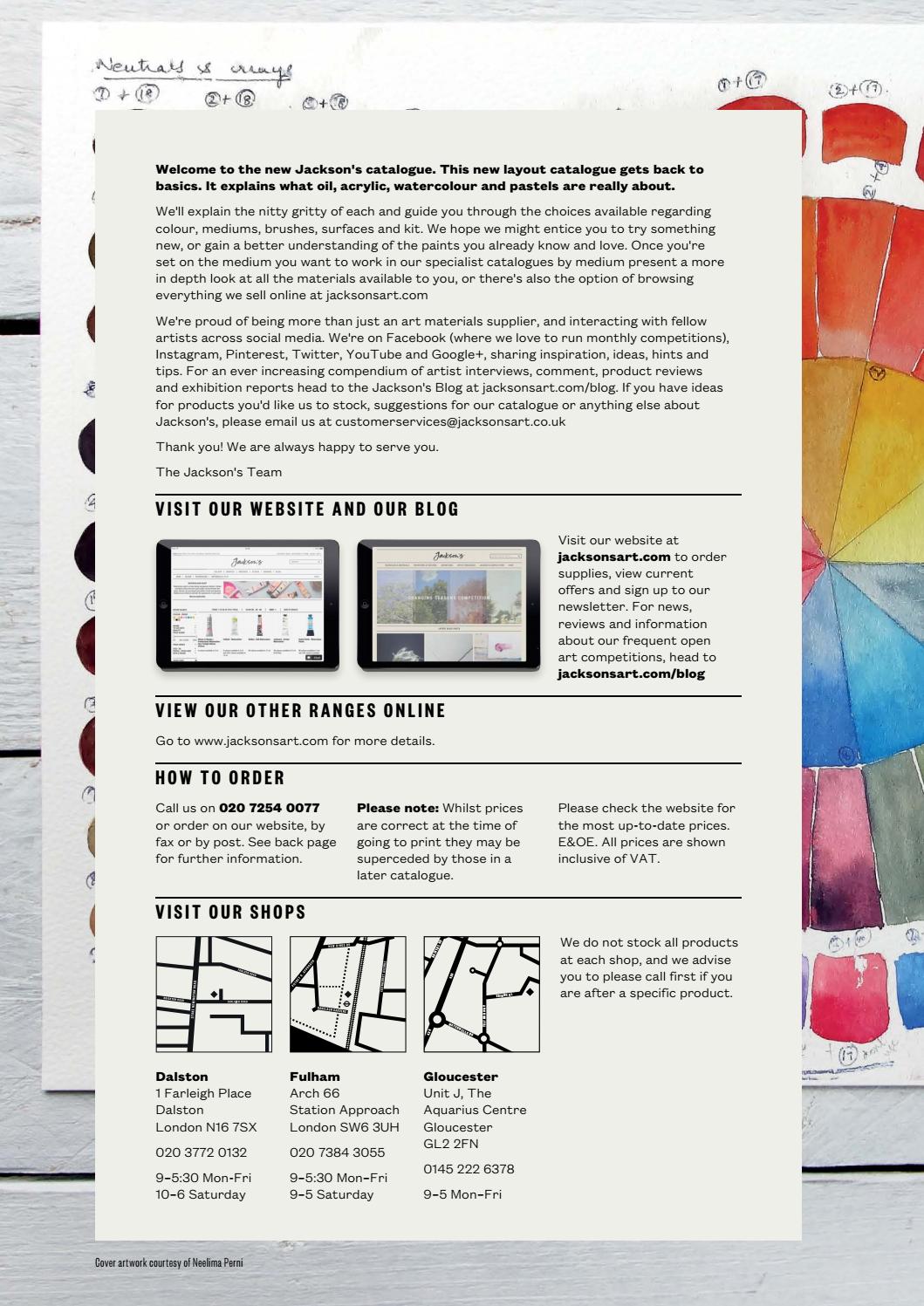 Jackson's Materials Guide Winter 2016 by Jackson's Art Supplies Issuu