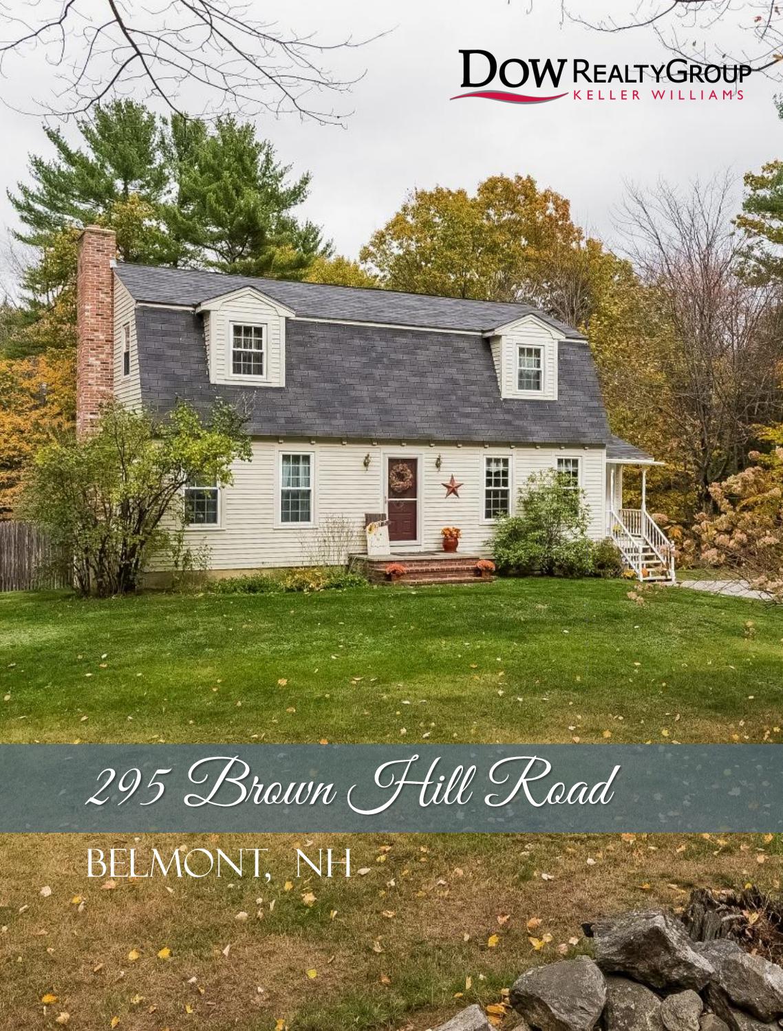 295 Brown Hill Road Belmont, NH by The Dow Group 1 in NH Issuu
