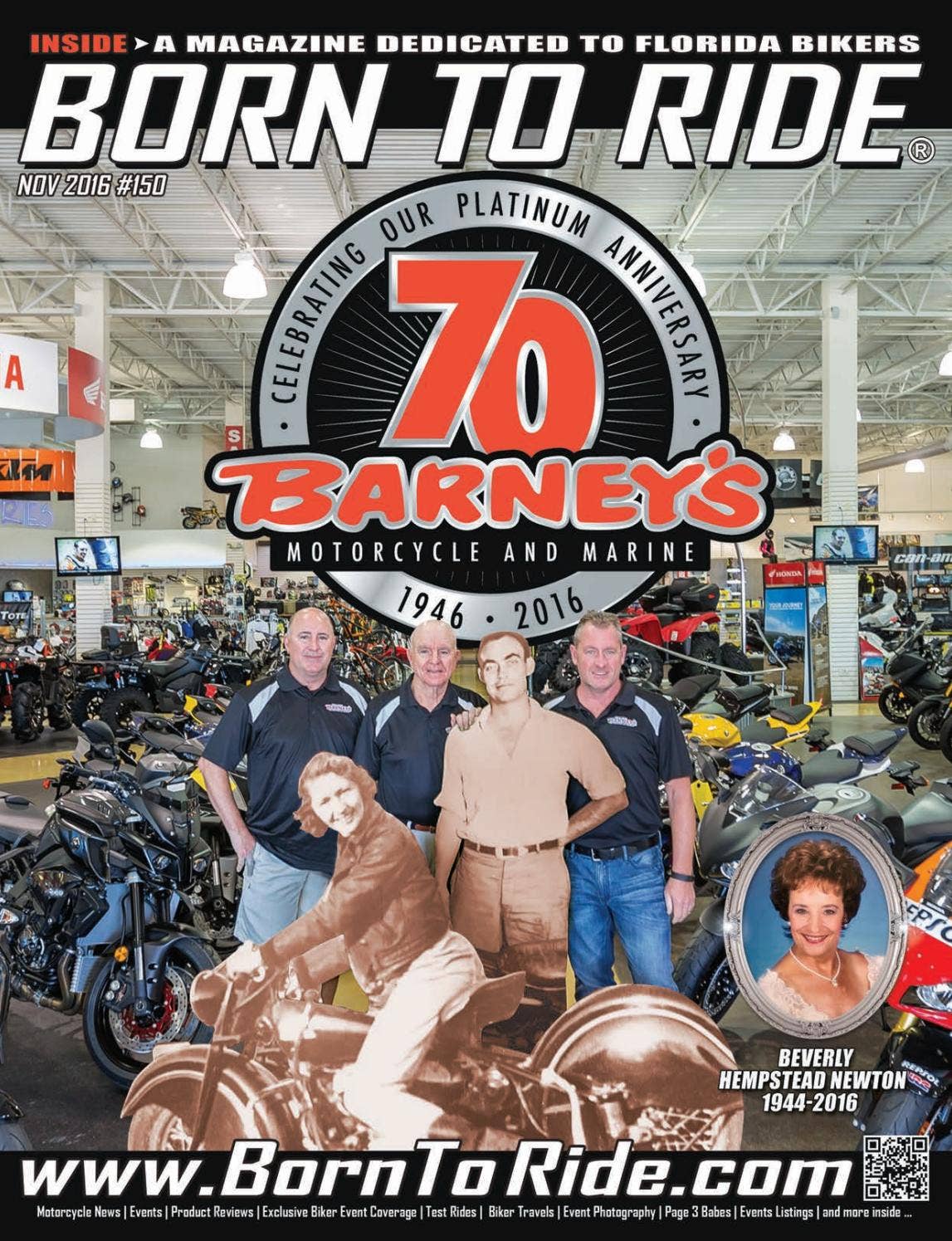 Born To Ride Motorcycle Magazine - Florida #150, November 2016 by Born ...