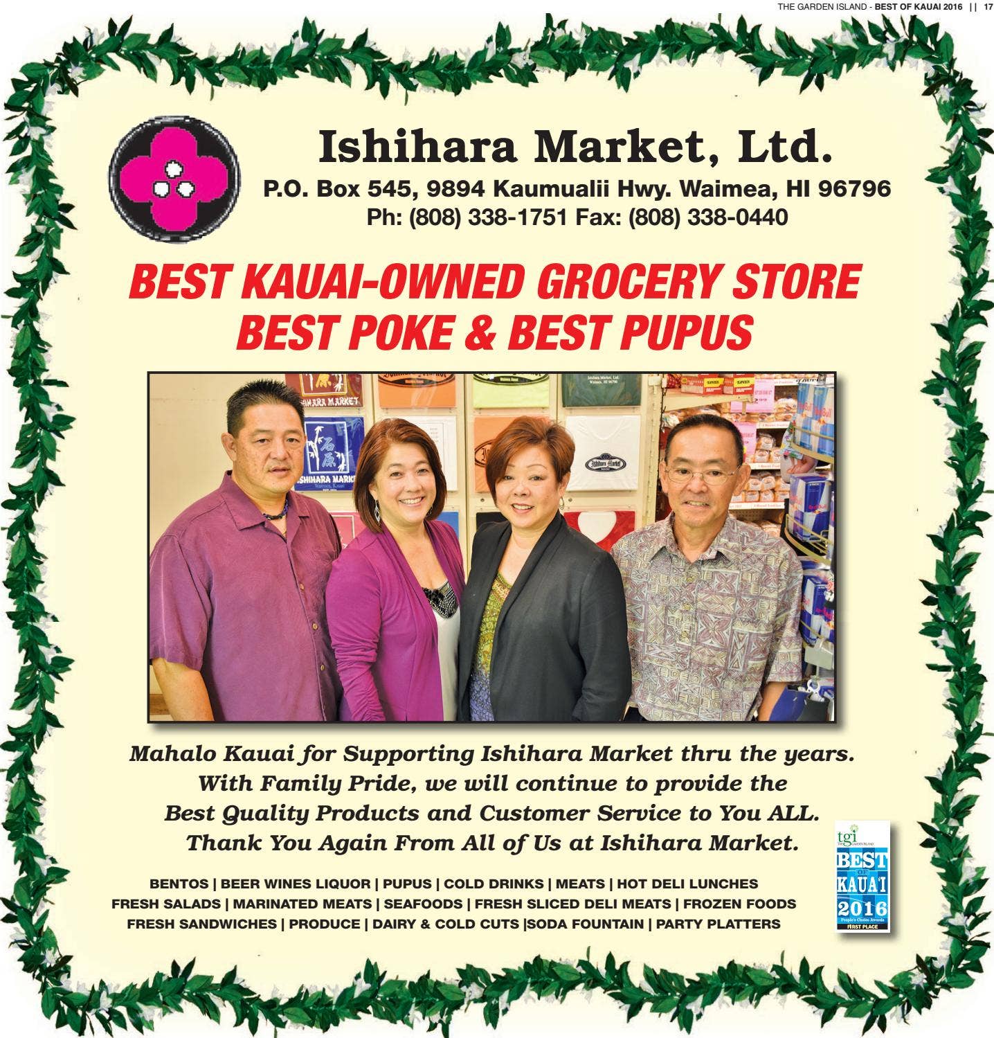 Best of Kauai 2016 by The Garden Island Newspaper - Issuu