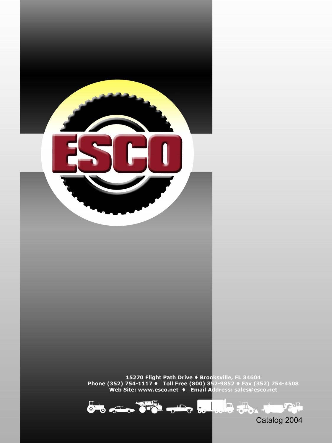 ESCO Full Line Catalog - Vol.19 (2004) by ESCO - Equipment Supply - Issuu
