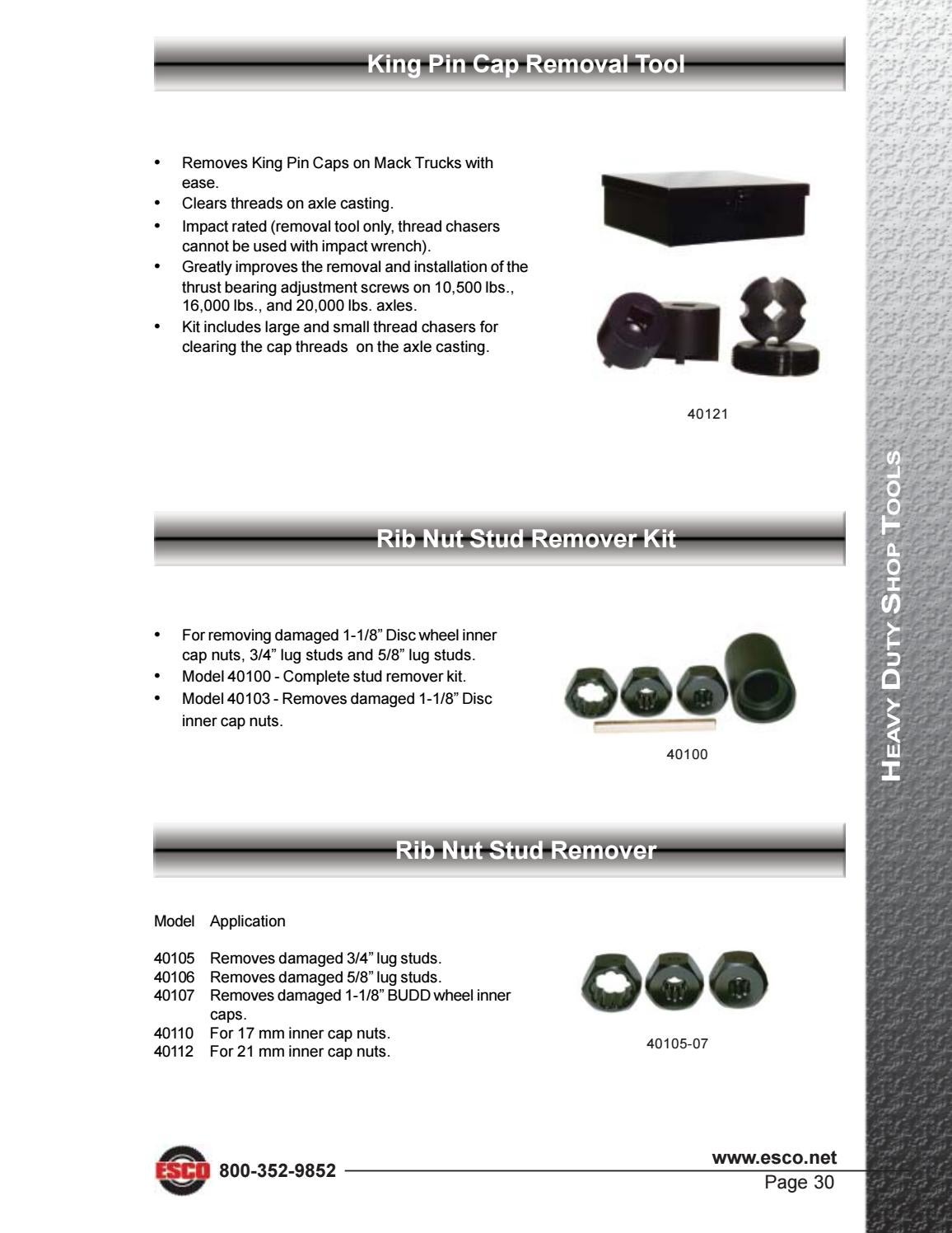 ESCO Full Line Catalog Vol.22 (2007) by ESCO Marketing Department Issuu