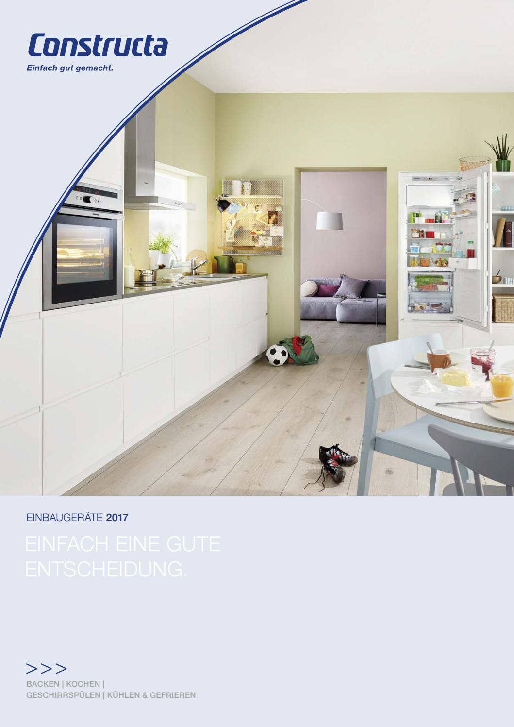 Constructa Einbaugeräte 2016/2016 by Constructa - Issuu