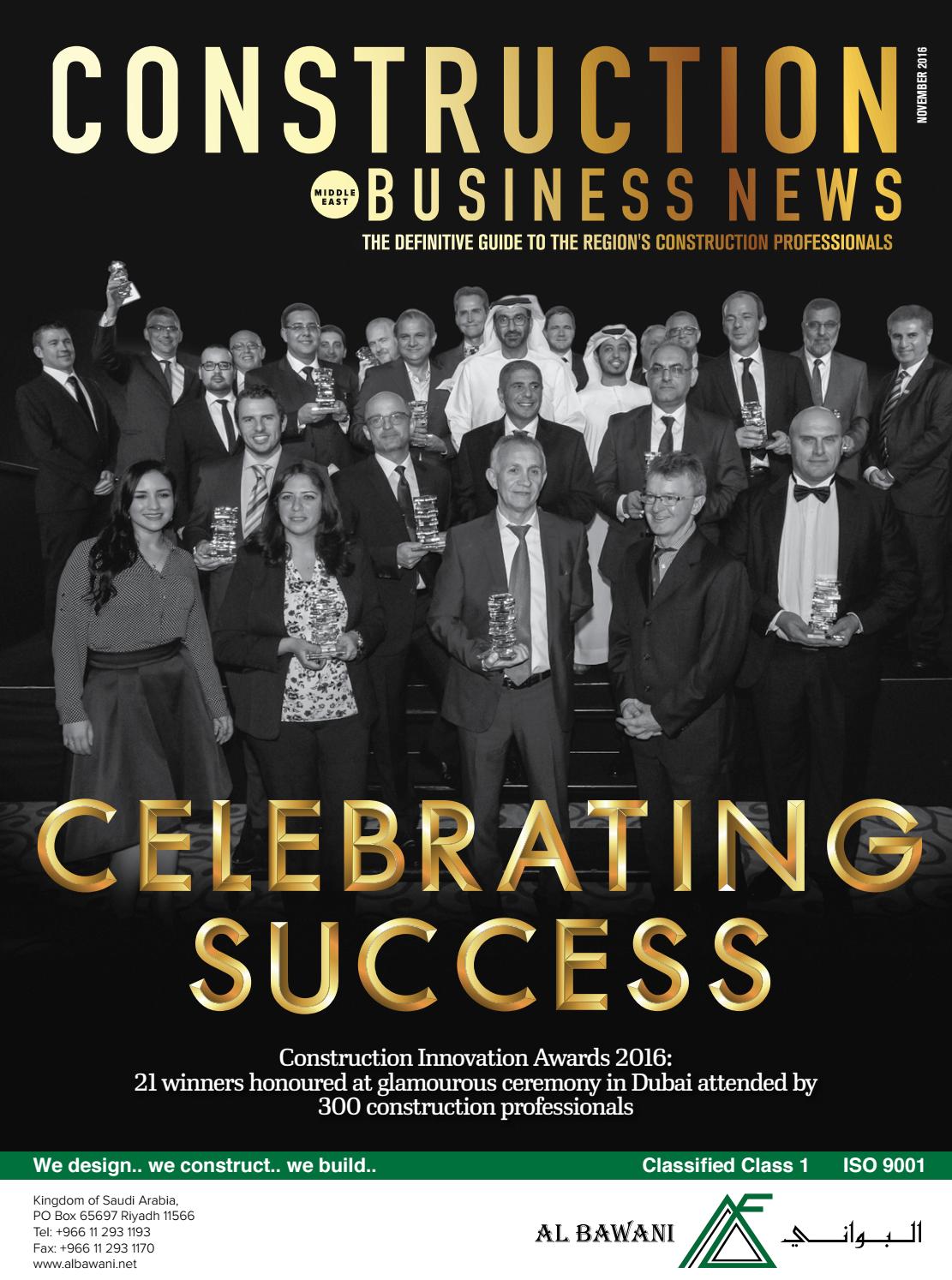 Construction Business News ME November 2016 by BNC Publishing Issuu