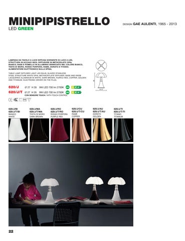 martinelli luce spa 灯饰目录 · Catalogo lampade martinelliluce 2017 第 22 页