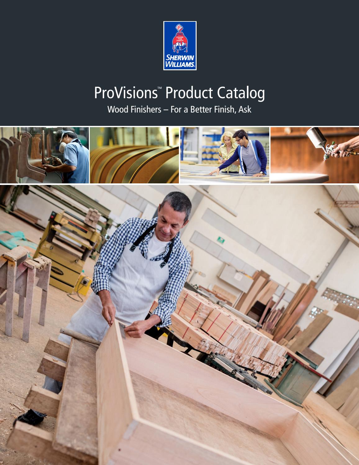 ProVisions Wood Product Catalog by SherwinWilliams Issuu