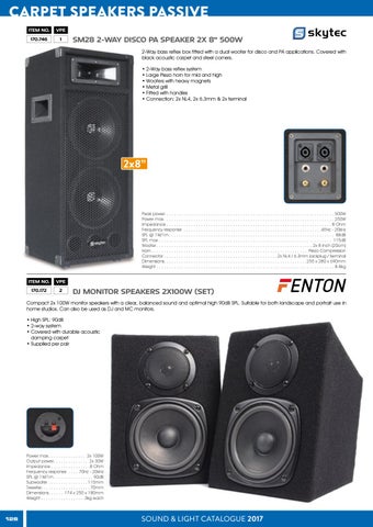 fenton dj monitor speakers
