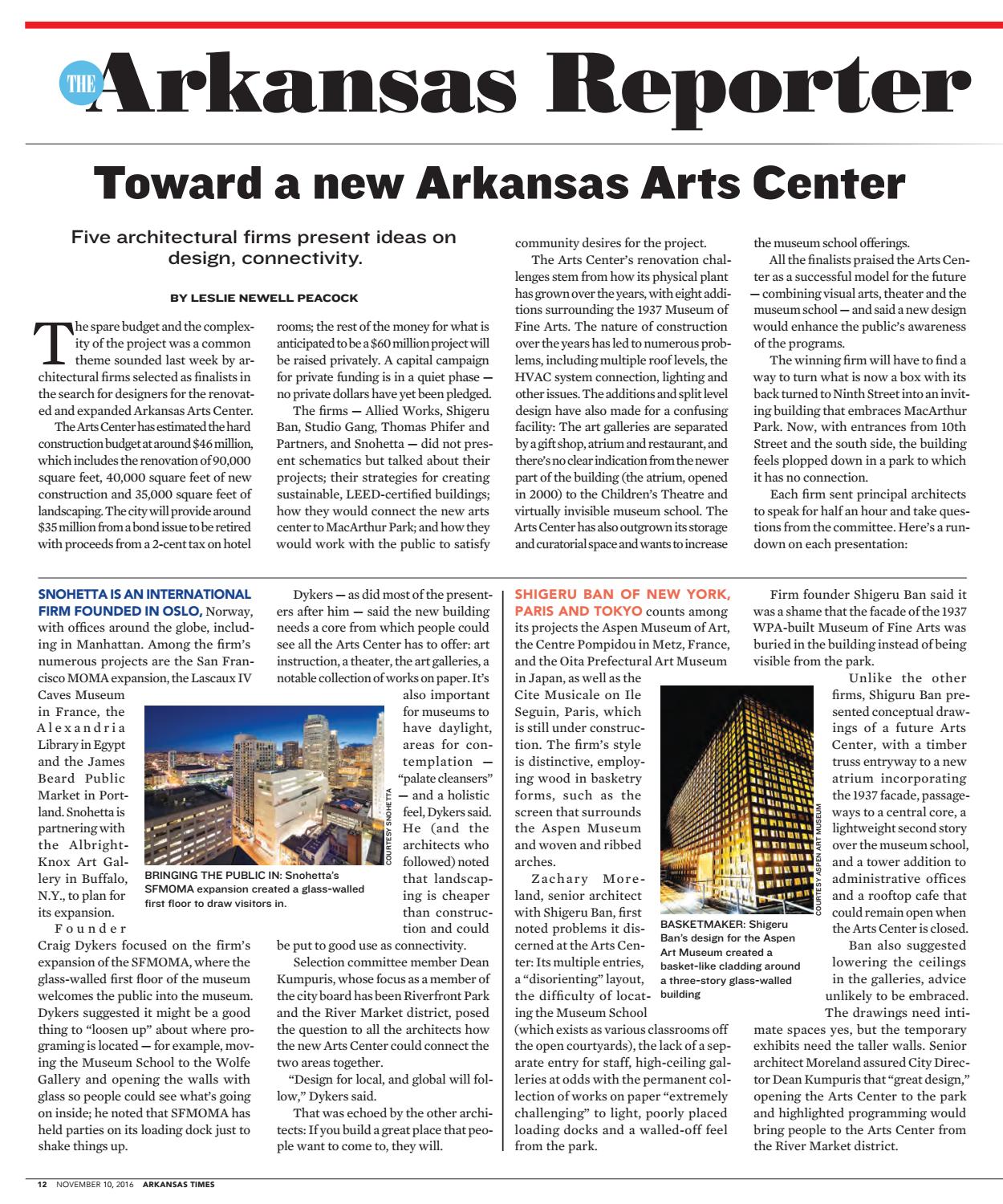Arkansas Times November 10, 2016 by Arkansas Times Issuu
