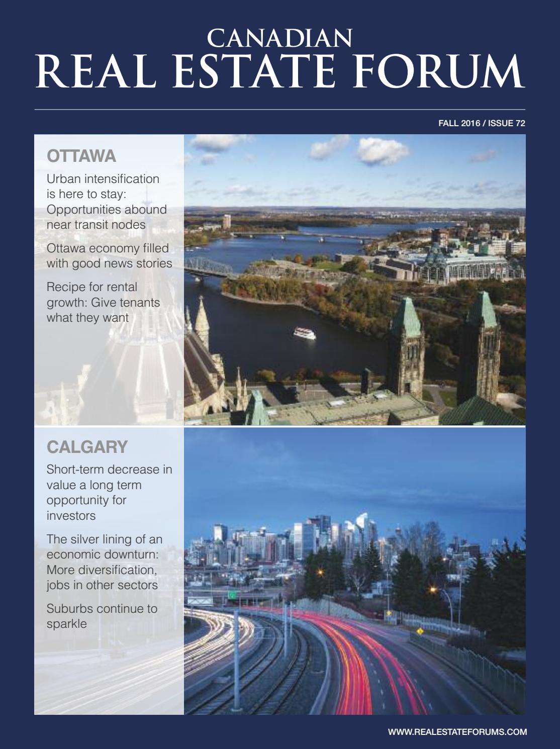 Canadian Real Estate Forum Magazine Fall Issue 2016 by Real Estate