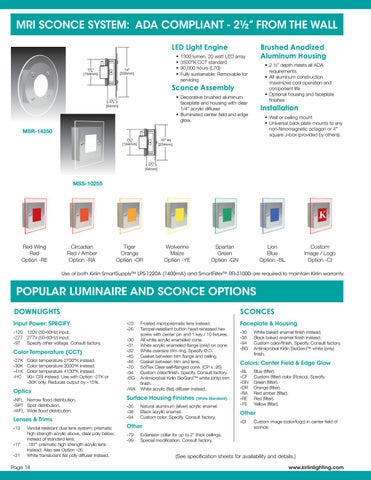 Kirlin's LED Medical 灯饰目录 16MED2 第 14 页