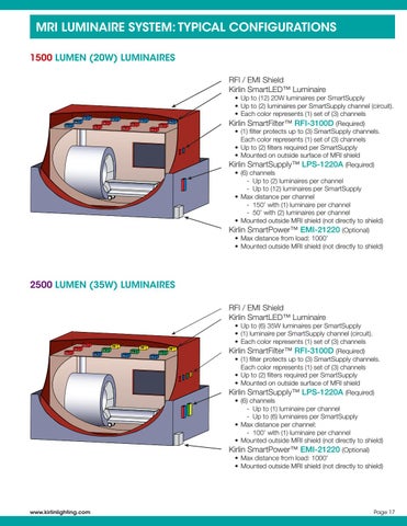 Kirlin's LED Medical 灯饰目录 16MED2 第 17 页