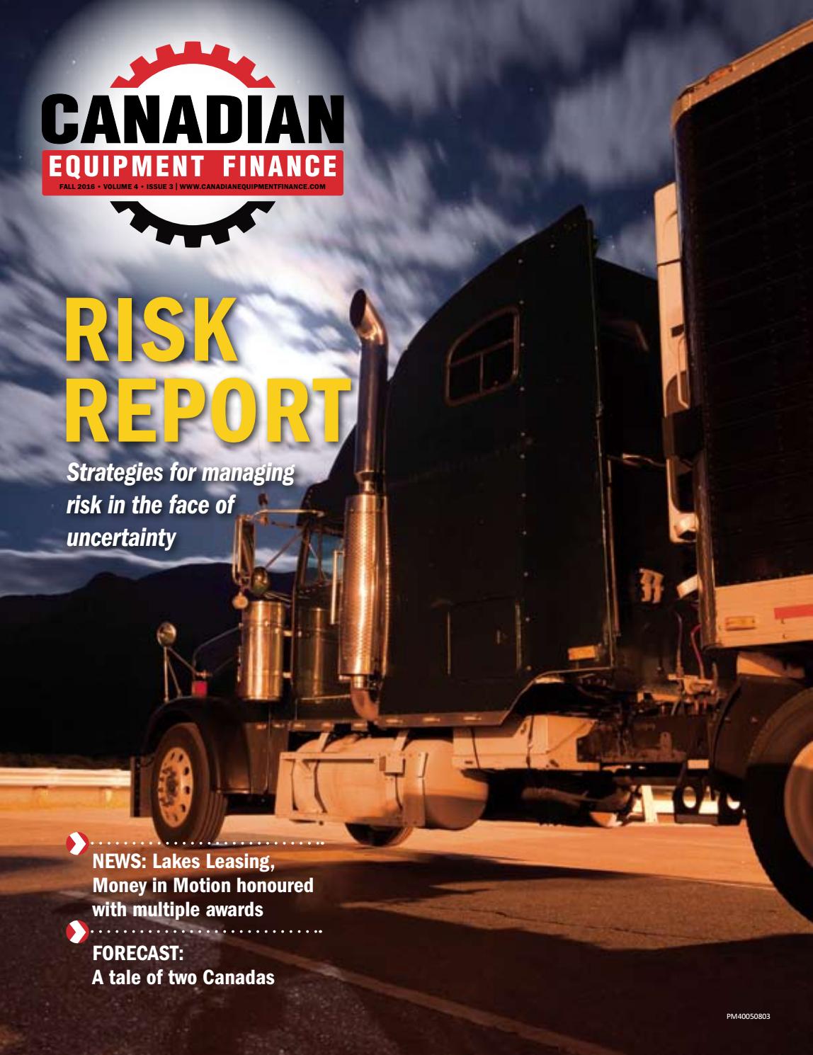 Canadian Equipment Finance Fall 2016 by Lloydmedia Inc Issuu