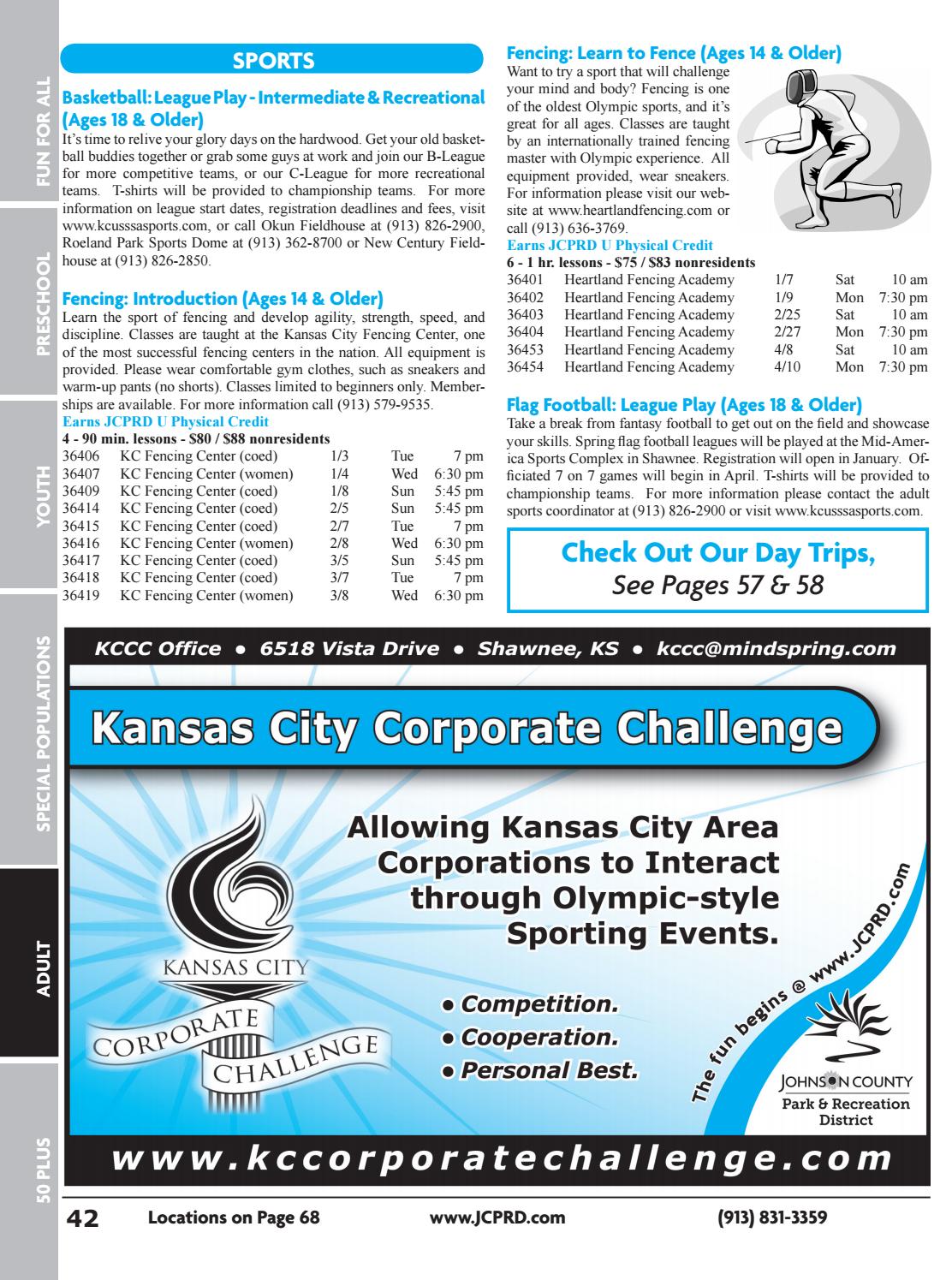 2017 JCPRD January April Activities Catalog by JCPRD / Johnson County