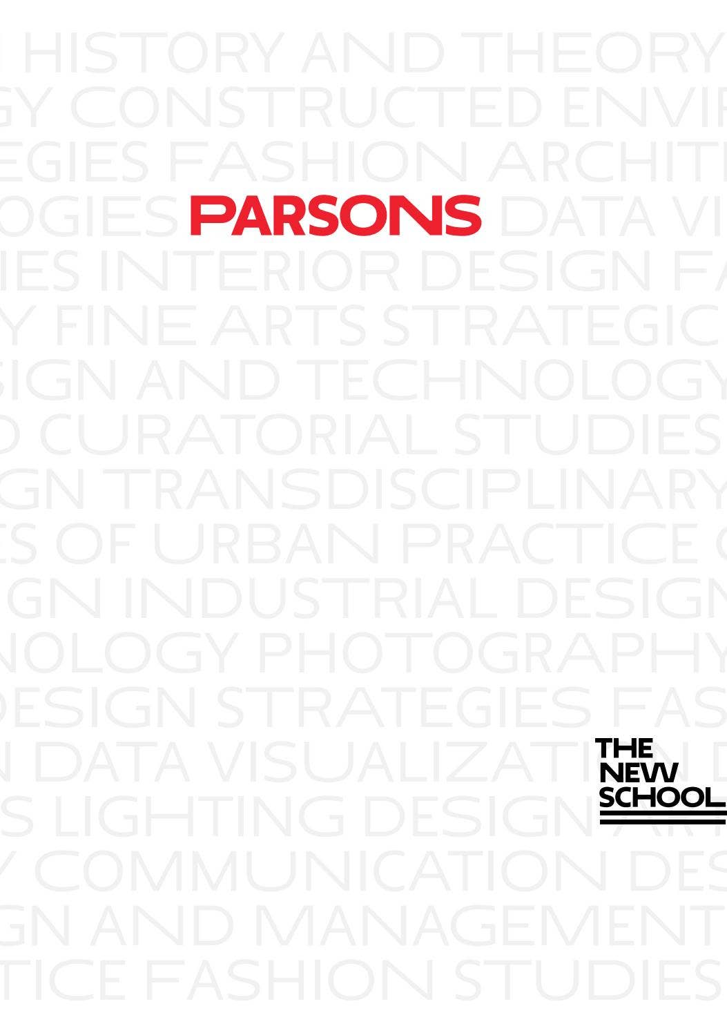 2016 Parsons School of Design Graduate Viewbook by The New School - Issuu