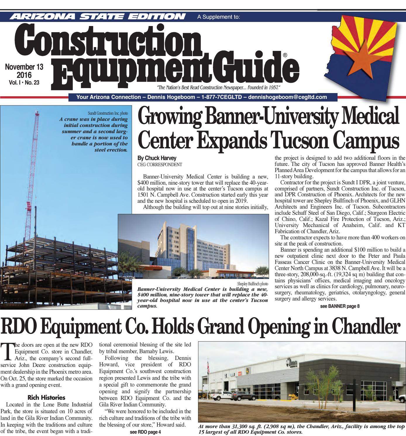 Arizona 23 November 12 2016 By Construction Equipment Guide Issuu
