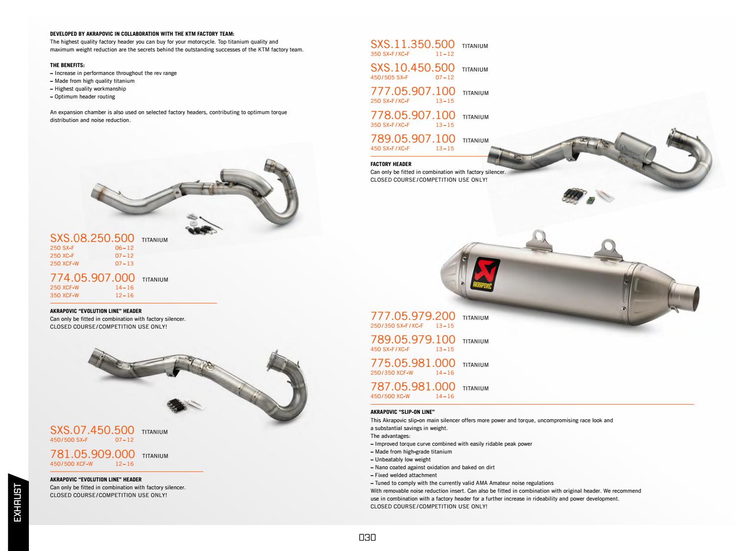 KTM PowerParts Offroad 2017 USA by KTM GROUP Issuu